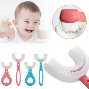 🦷 Brosse à Dents Ultra-Souple en Forme de U – Nettoyage Doux & Complet en 1 Seul Geste !