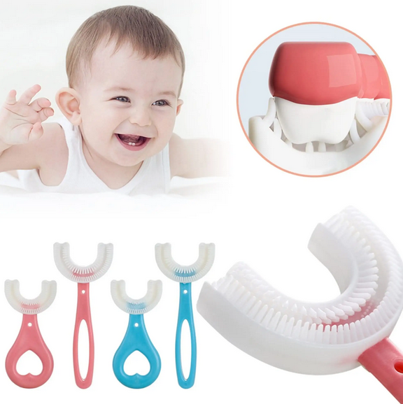 🦷 Brosse à Dents Ultra-Souple en Forme de U – Nettoyage Doux & Complet en 1 Seul Geste !