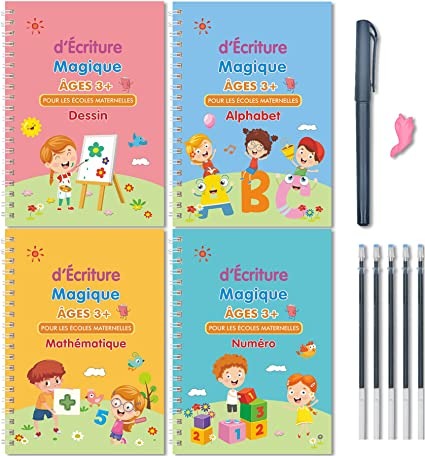 Cahier d’Écriture Magique – Apprentissage Ludique & Réutilisable – Image 2