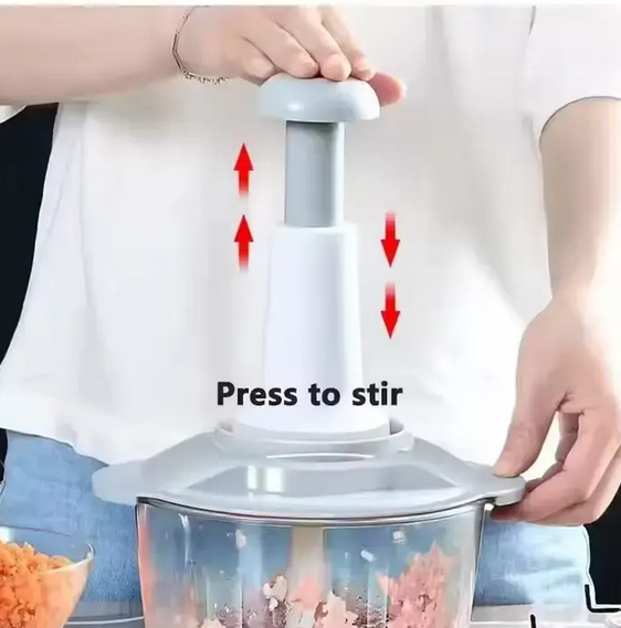🥕 Hachoir Manuel Multifonction 5-en-1 – Découpe Légumes, Fruits & Fromage en 30 Secondes ! – Image 4